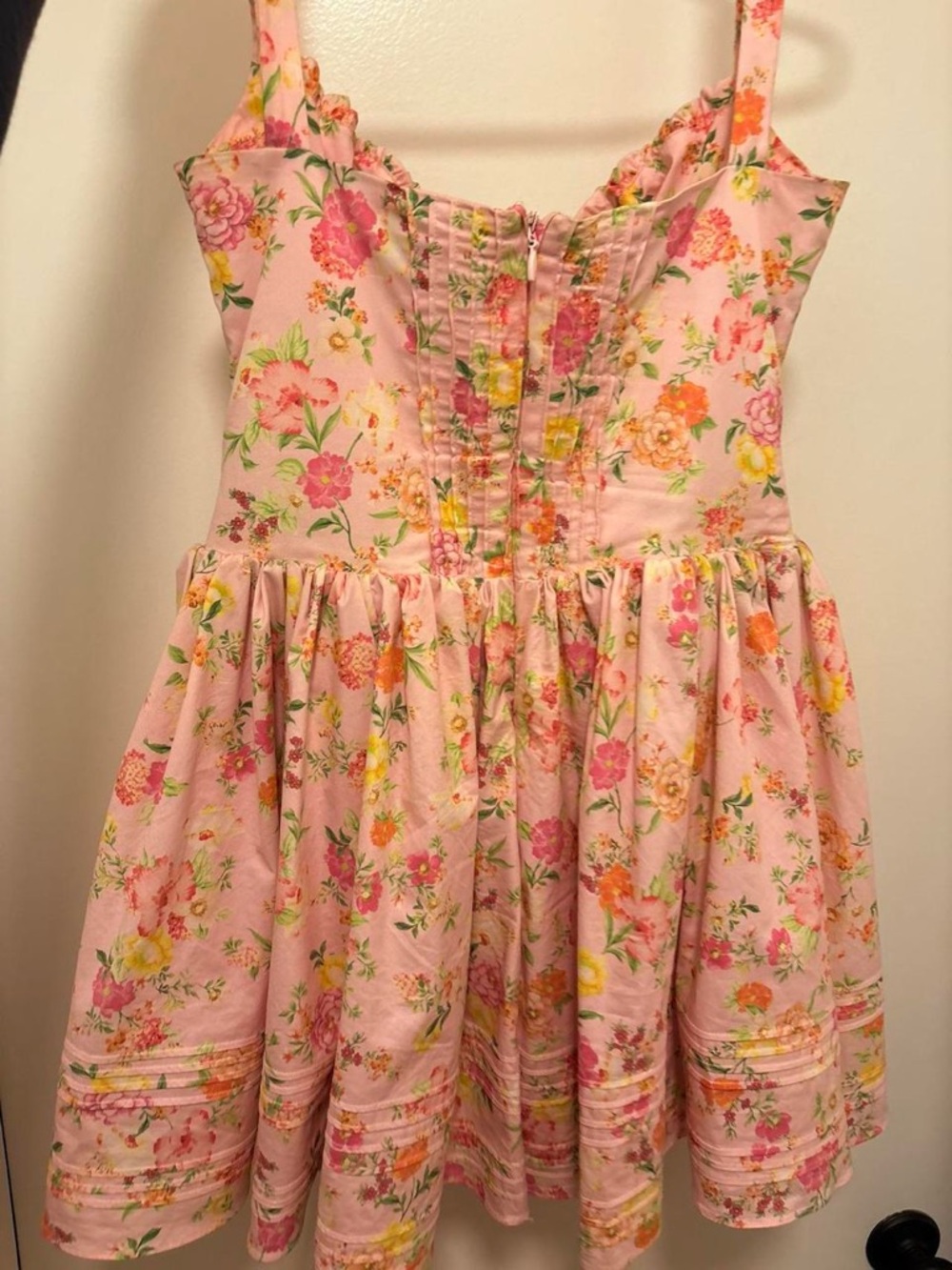 House of CB Pink Floral Ruffled Sundress for Girls - Picture 7 of 8